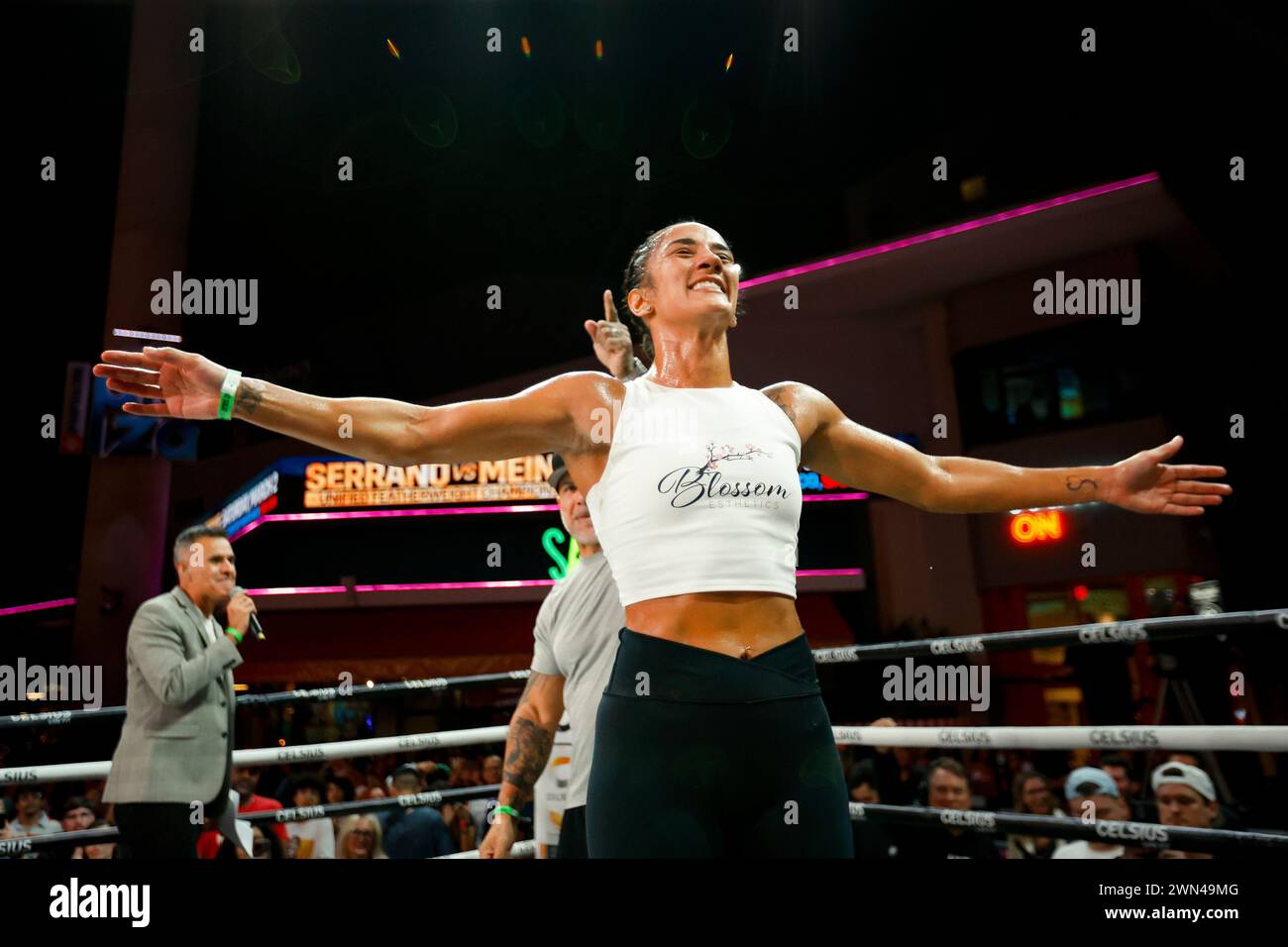 SAN JUAN, PUERTO RICO Amanda “The Real Deal” Serrano, is training in an open workouts for the