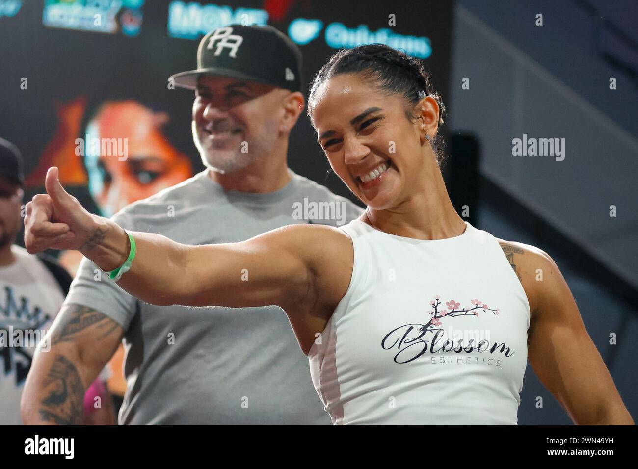 SAN JUAN, PUERTO RICO Amanda “The Real Deal” Serrano, is training in an open workouts for the