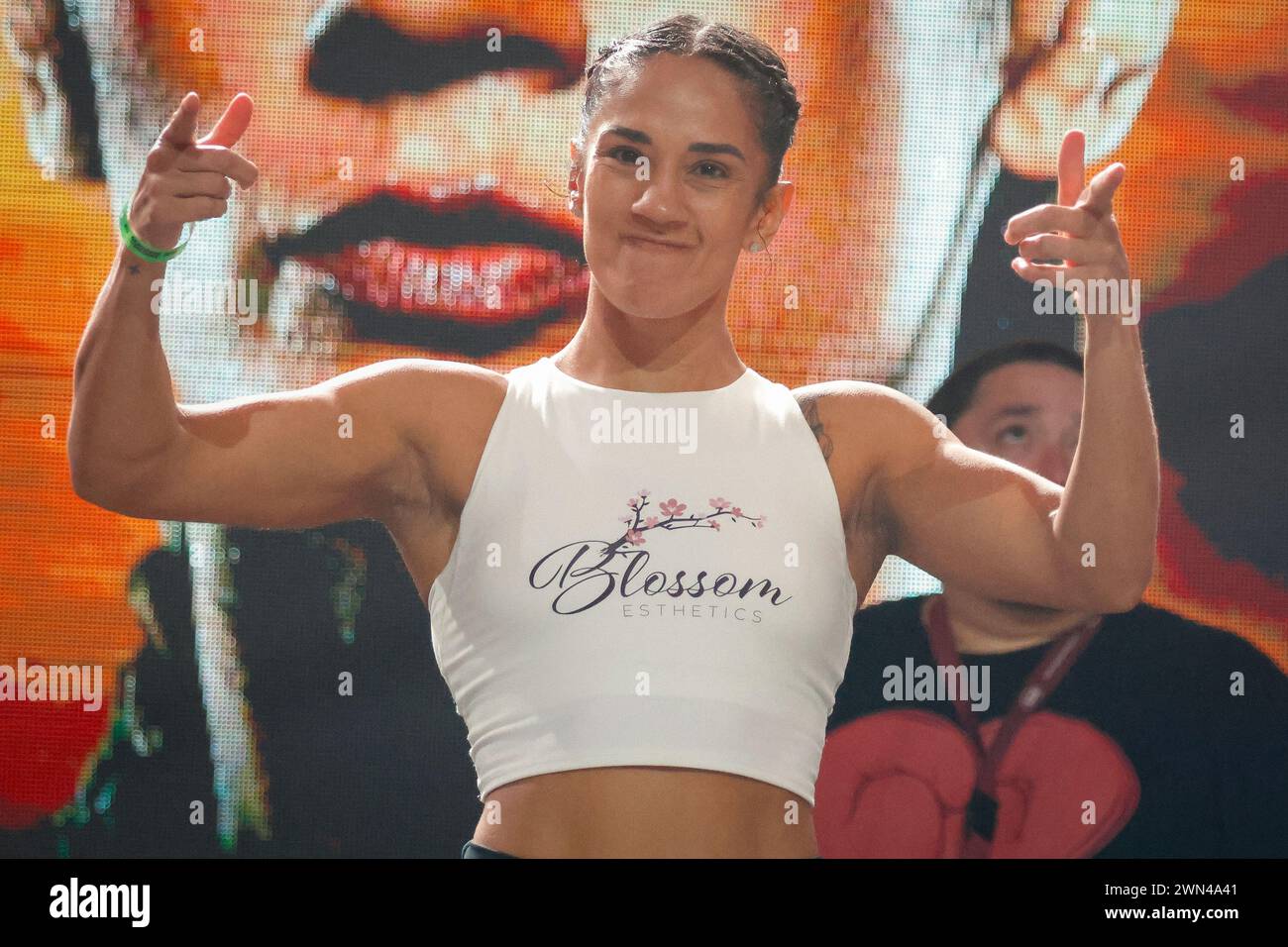 SAN JUAN, PUERTO RICO Amanda “The Real Deal” Serrano, is training in an open workouts for the