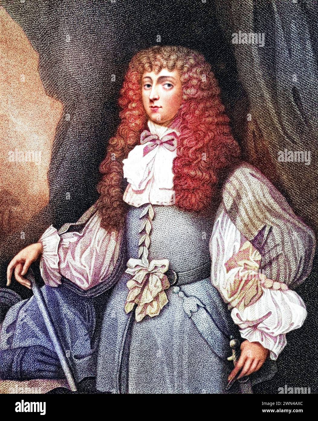 Frances Teresa Stewart, Herzogin von Richmond und Lennox 1648 bis 1702 Mätresse von Charles II. Auch bekannt als La Belle Stuart Modell für das Bild v Stock Photo