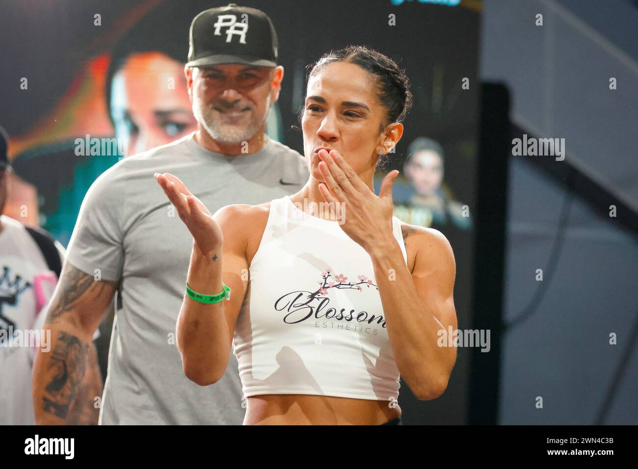 SAN JUAN, PUERTO RICO Amanda “The Real Deal” Serrano, is training in an open workouts for the