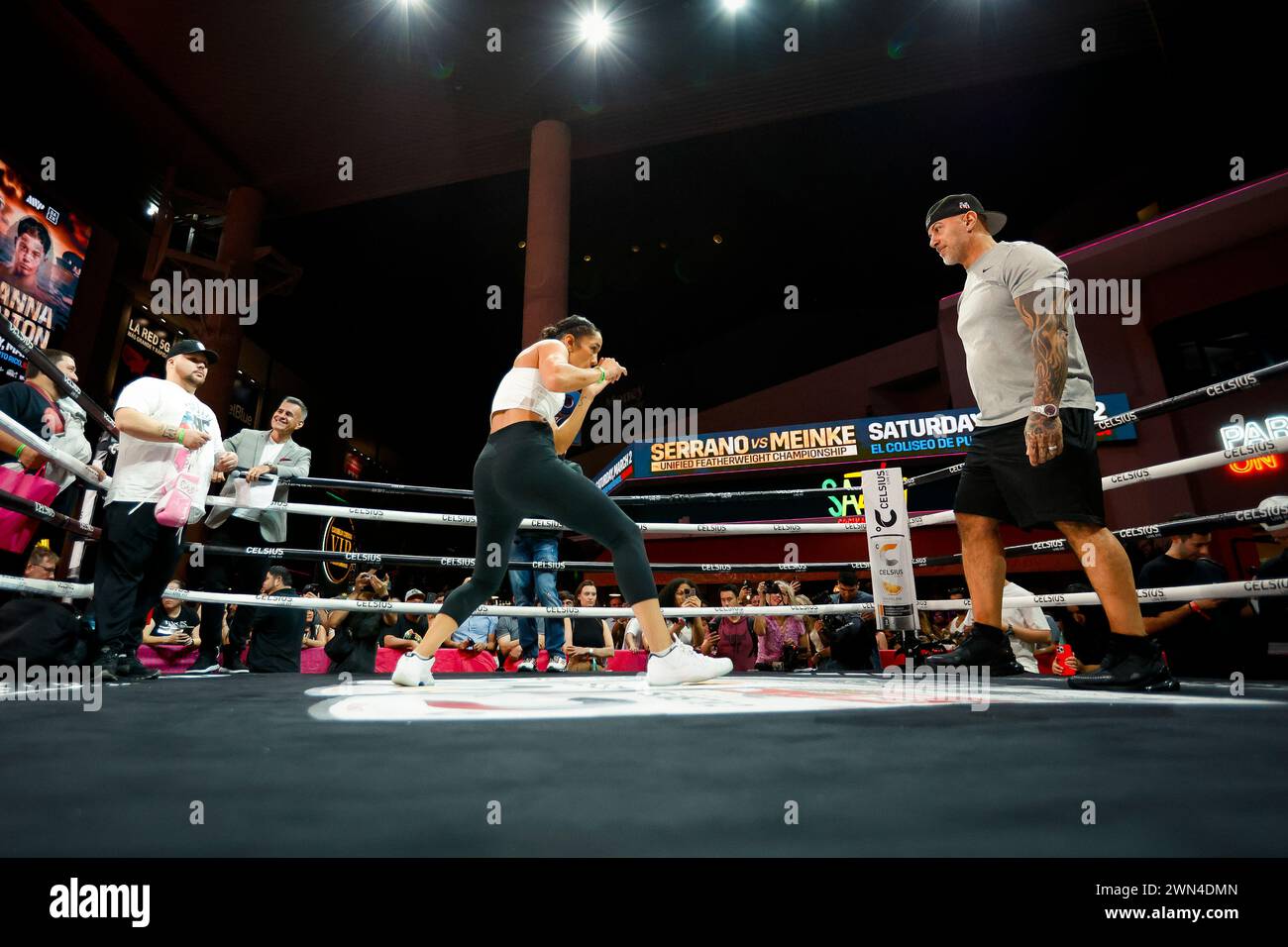 SAN JUAN, PUERTO RICO Amanda “The Real Deal” Serrano, is training in an open workouts for the