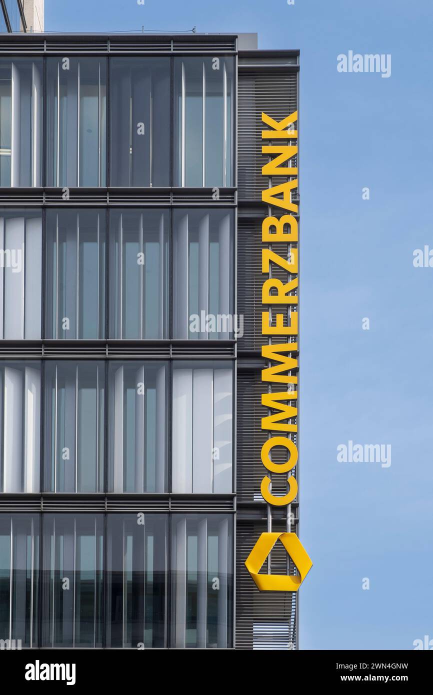 Commerzbank headquarters in Cologne Stock Photo