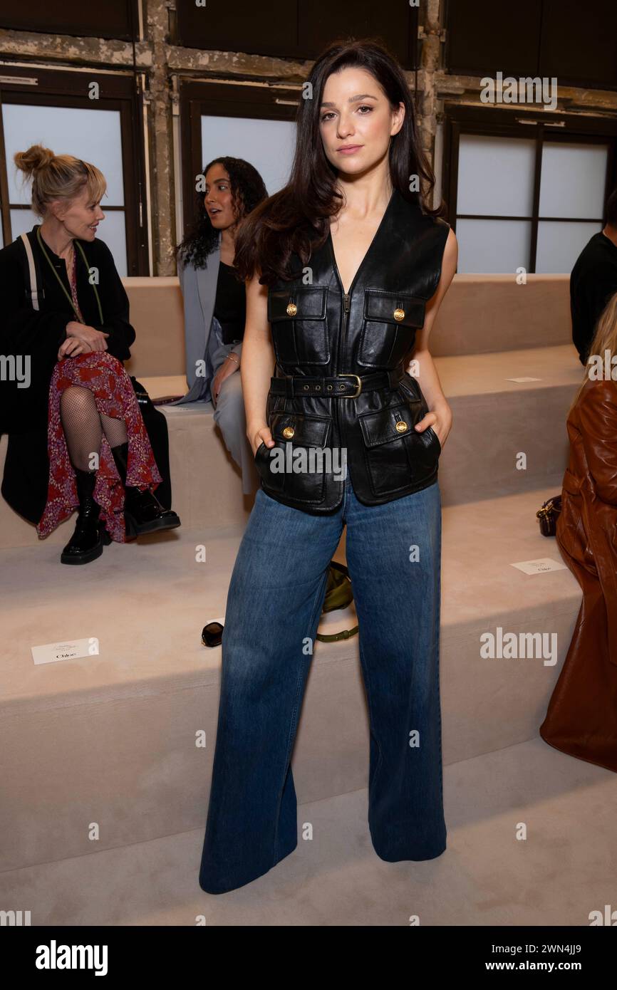 Marisa Abela attends the Chloe Fall/Winter 20242025 readytowear