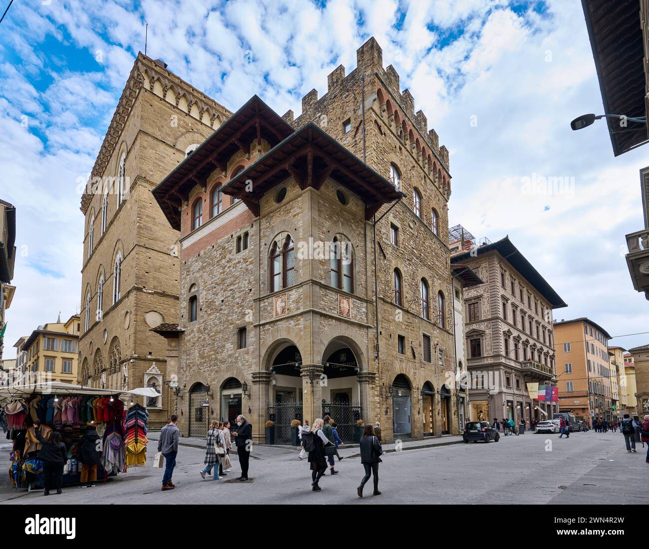 Palazzo dell'Arte della Lana, Florence, Tuscany, Italy Stock Photo