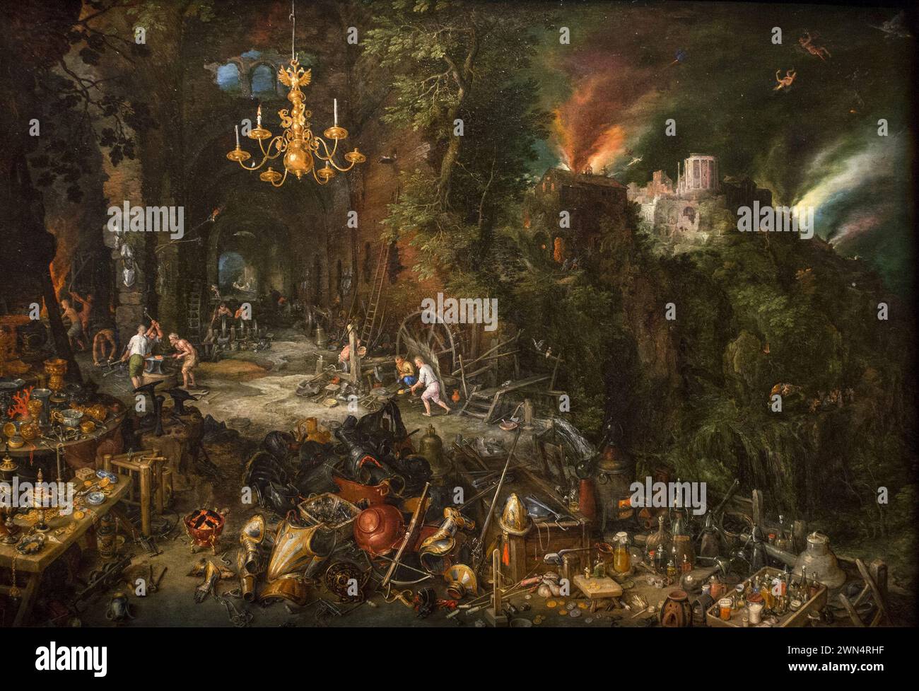 Fire Allegory Jan Brueghel The Elder (1568-1625 Stock Photo - Alamy