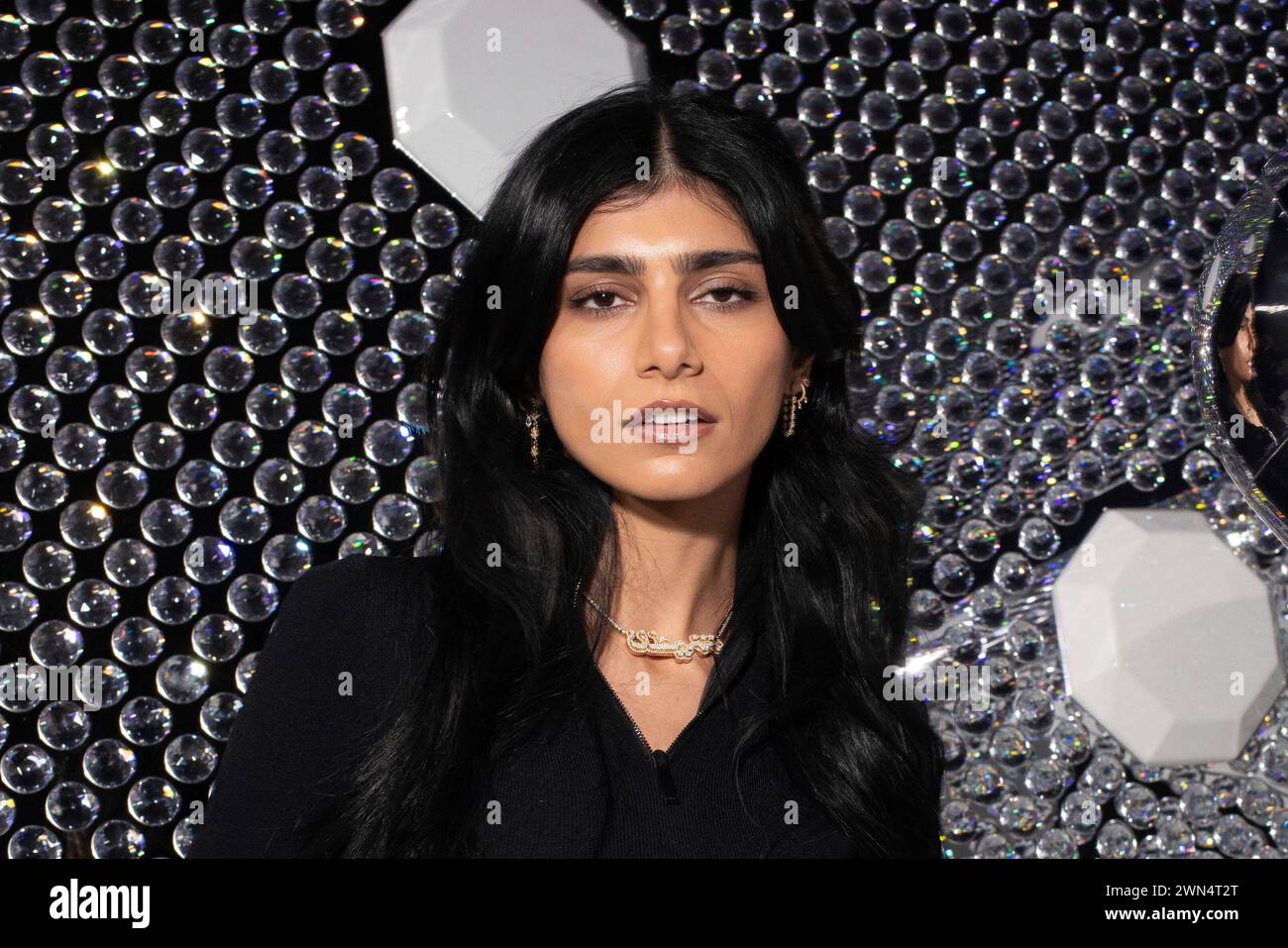 Mia Khalifa attends the OffWhite Fall/Winter 20242025 readytowear
