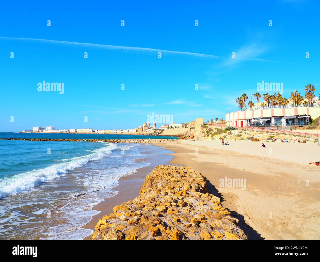 Beaches of Andalusia, Costa de la Luz, Cadiz, Spain Stock Photo
