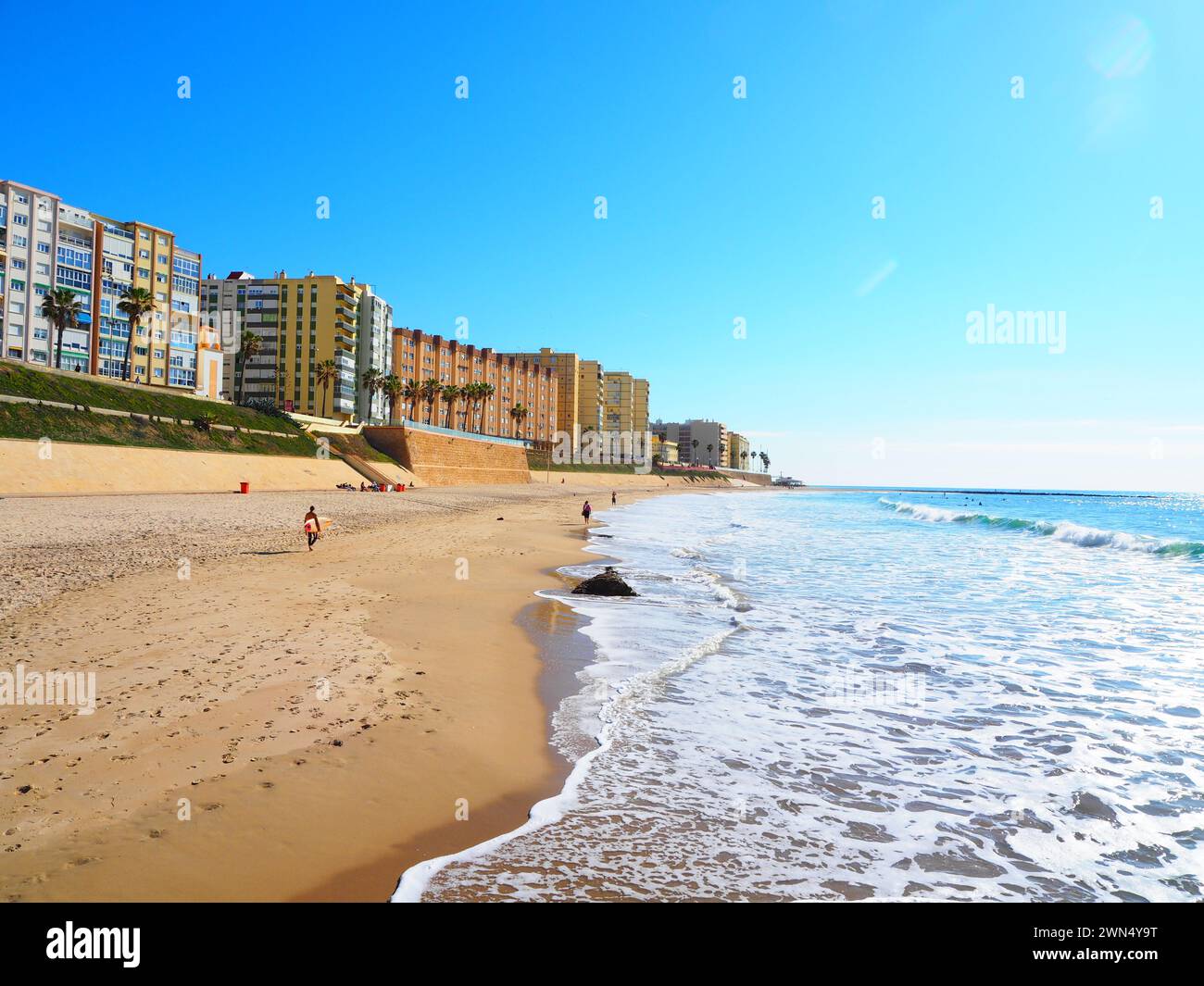 Beaches of Andalusia, Costa de la Luz, Cadiz, Spain Stock Photo