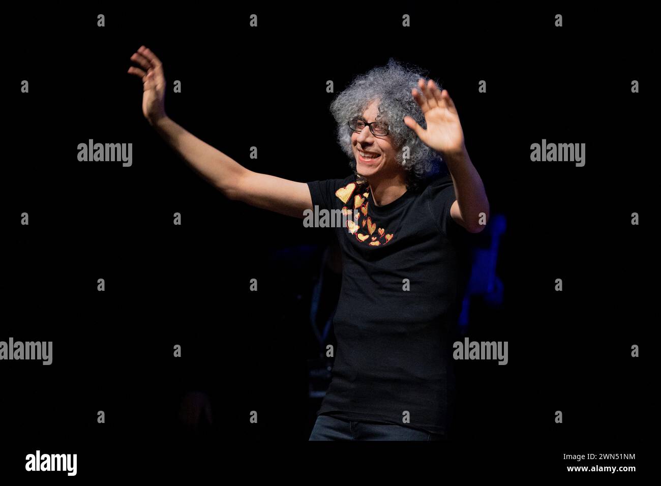 Italy 27 February 2024 Giovanni Allevi piano solo tour 2024 live at