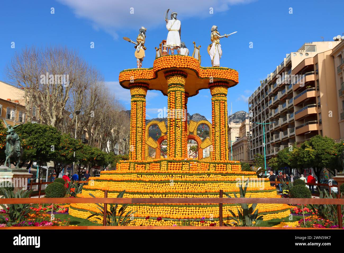© Sylvestre/MAXPPP menton, France. 29th Feb, 2024. ; 90 eme féte du