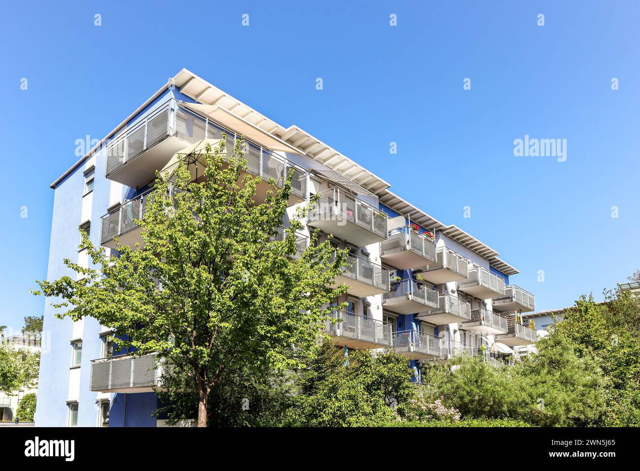 Picture Idea: Residential Area With Ecological And Sustainable Green Residential Buildings Low