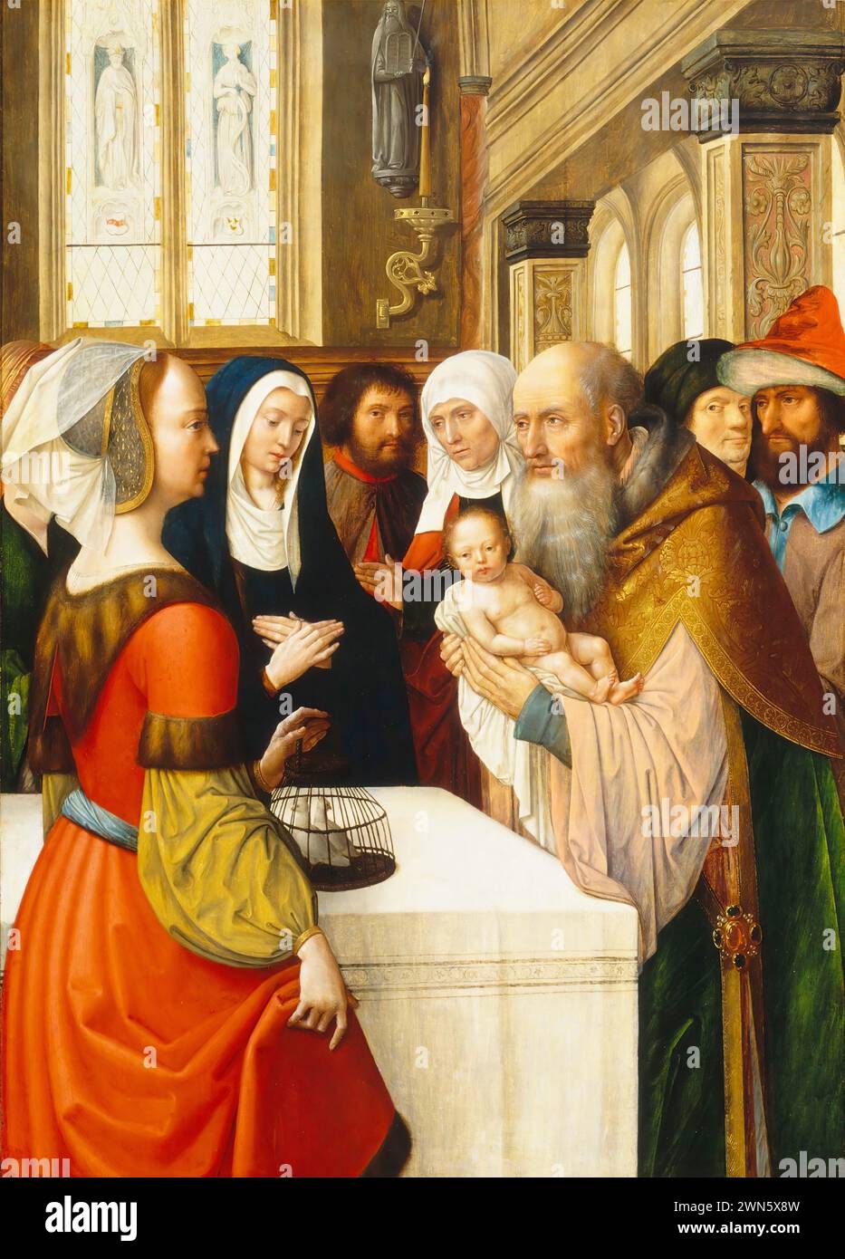 Provoost Jan - Presentation of the Christ Child in the Temple (1525c ...