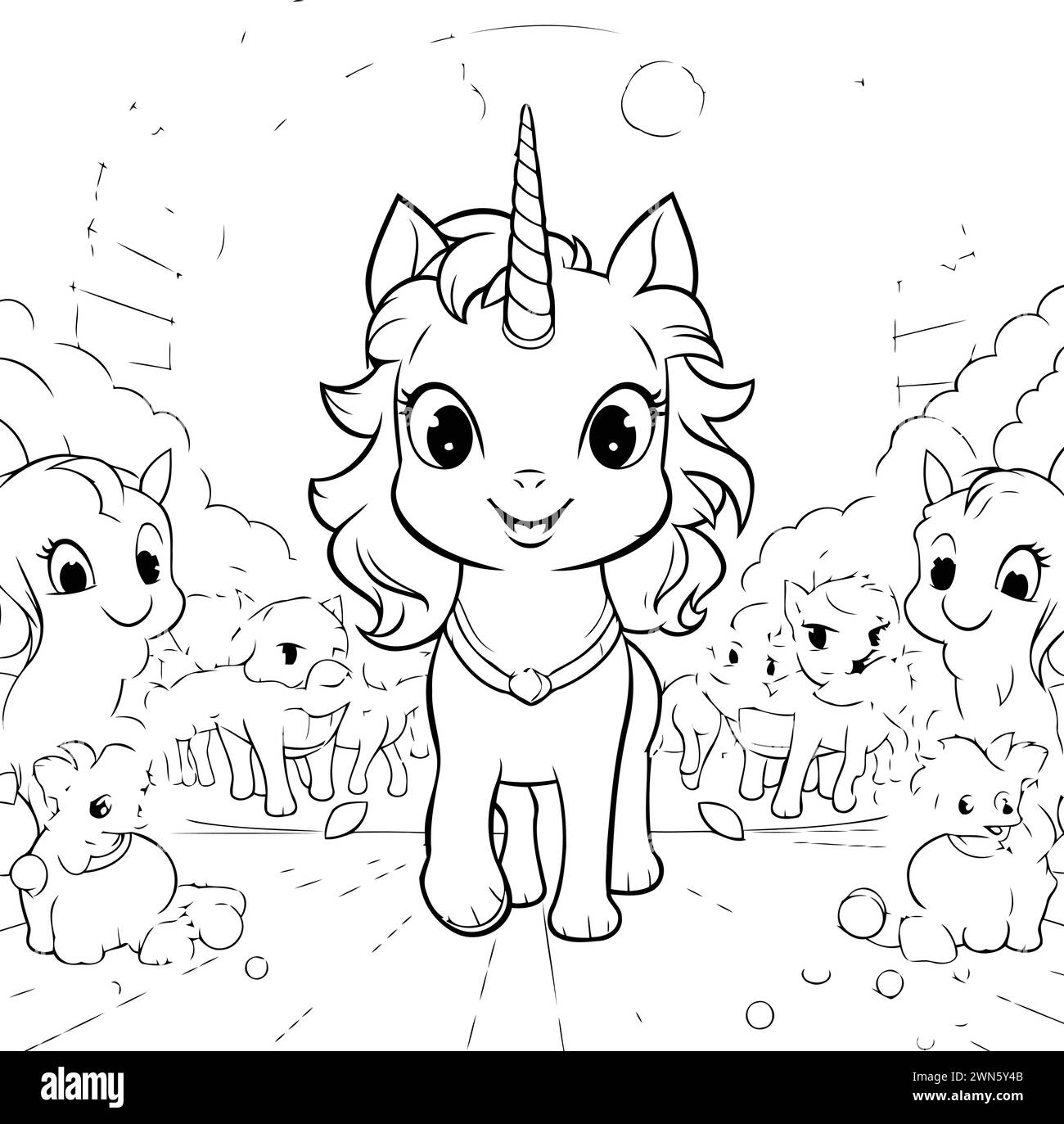 My little pony cartoon Black and White Stock Photos & Images Alamy
