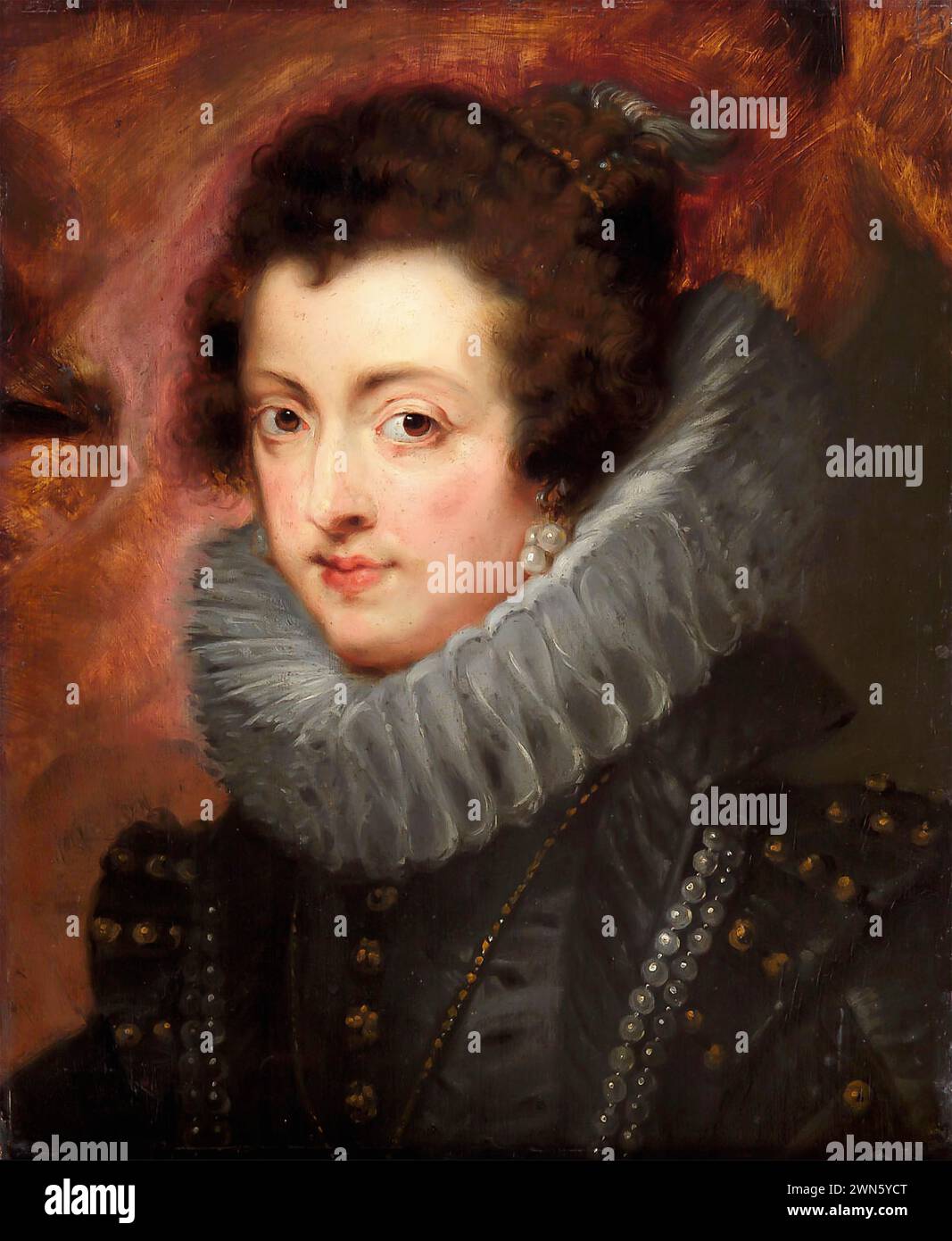 Rubens Pieter Paul - Isabella of Bourbon (1628 29) Stock Photo
