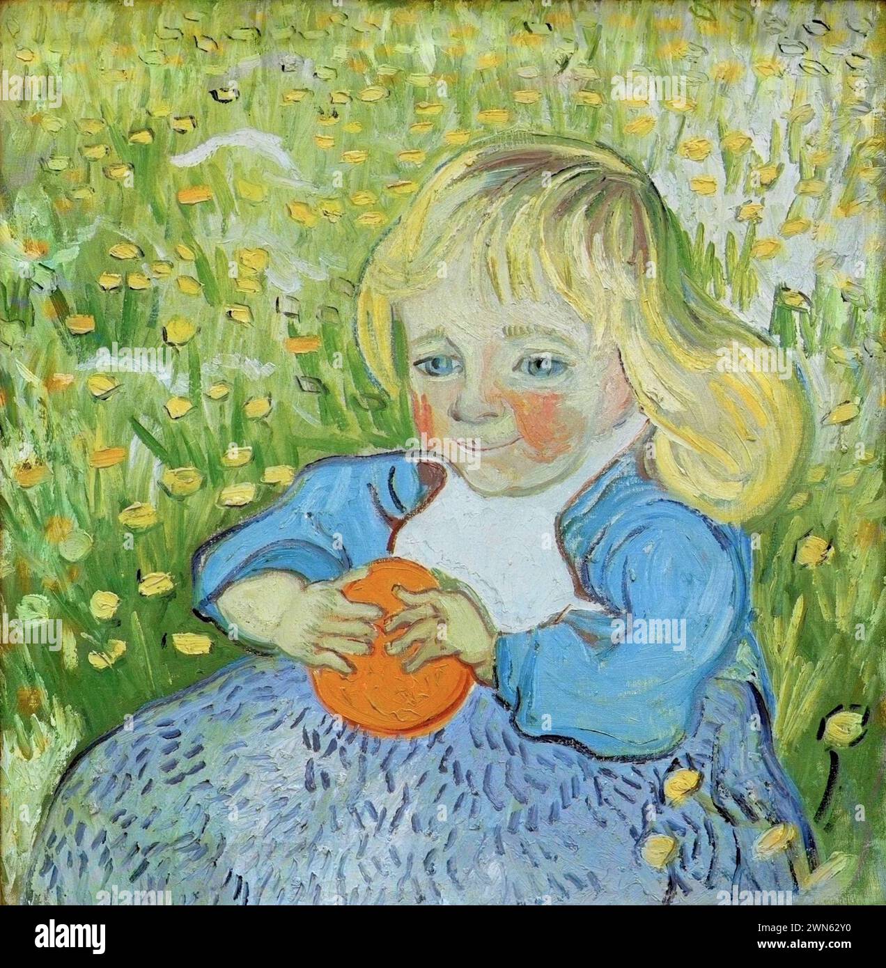Van Gogh Vincent - Child with Orange (1890 Stock Photo - Alamy