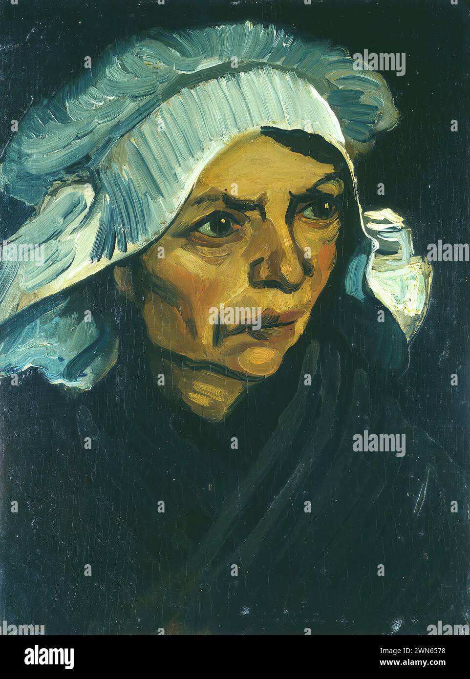 Van Gogh Vincent - Tête de paysanne (1885 Stock Photo - Alamy