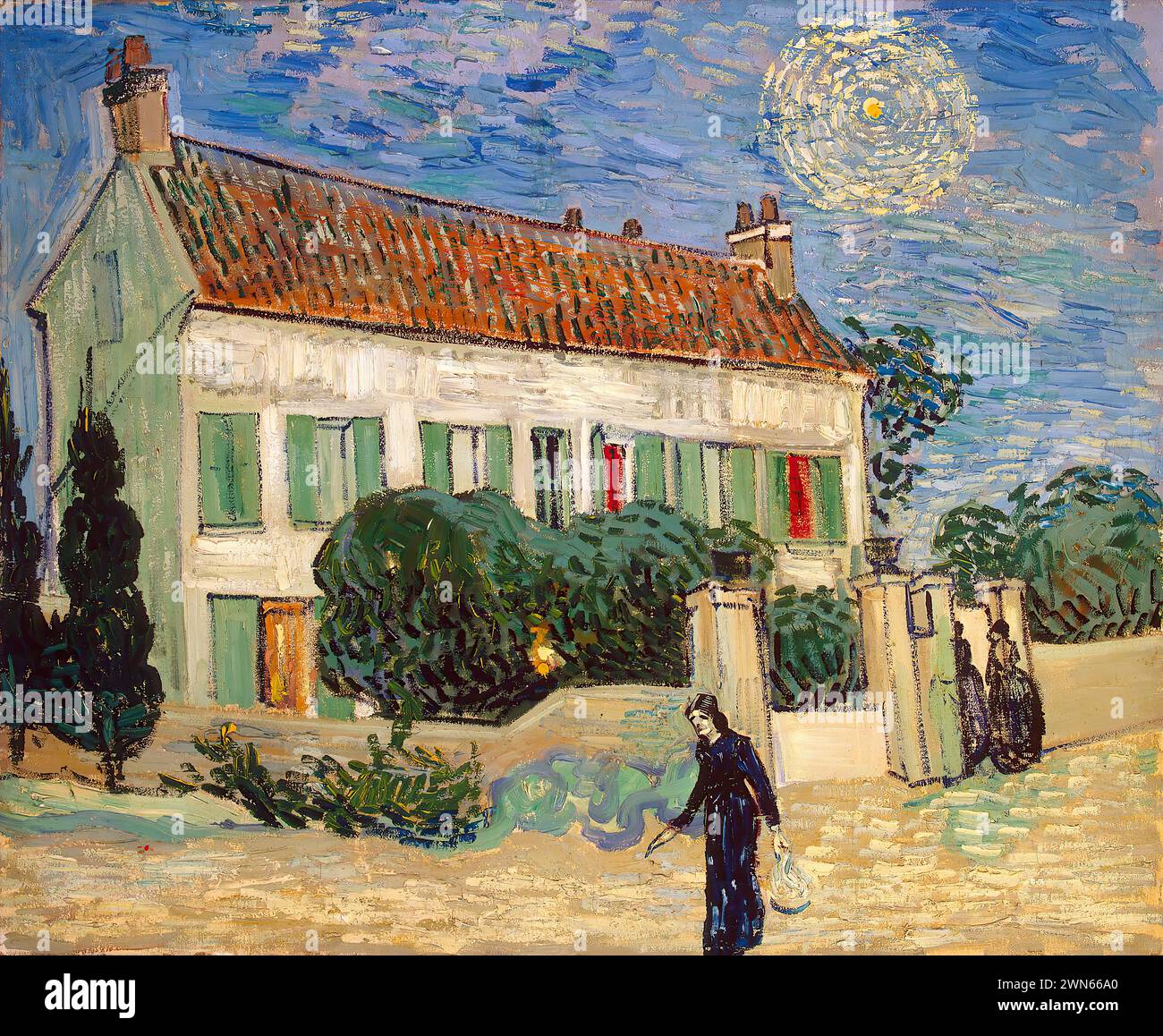 White house night 1890 hi-res stock photography and images - Alamy