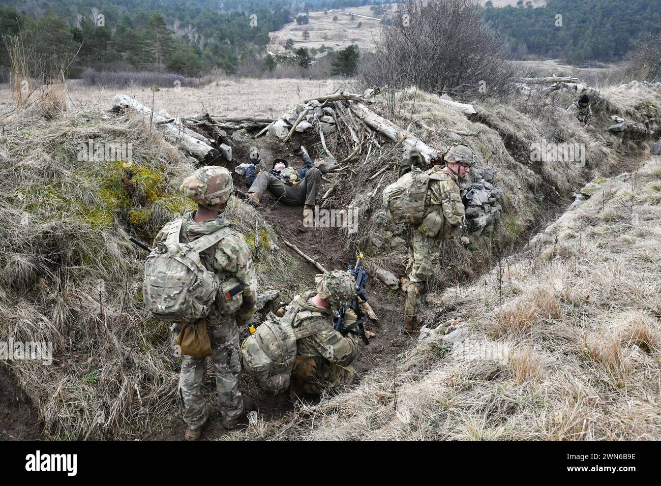 U.S. Army Paratroopers assigned to the 2nd Battalion, 503rd Infantry ...