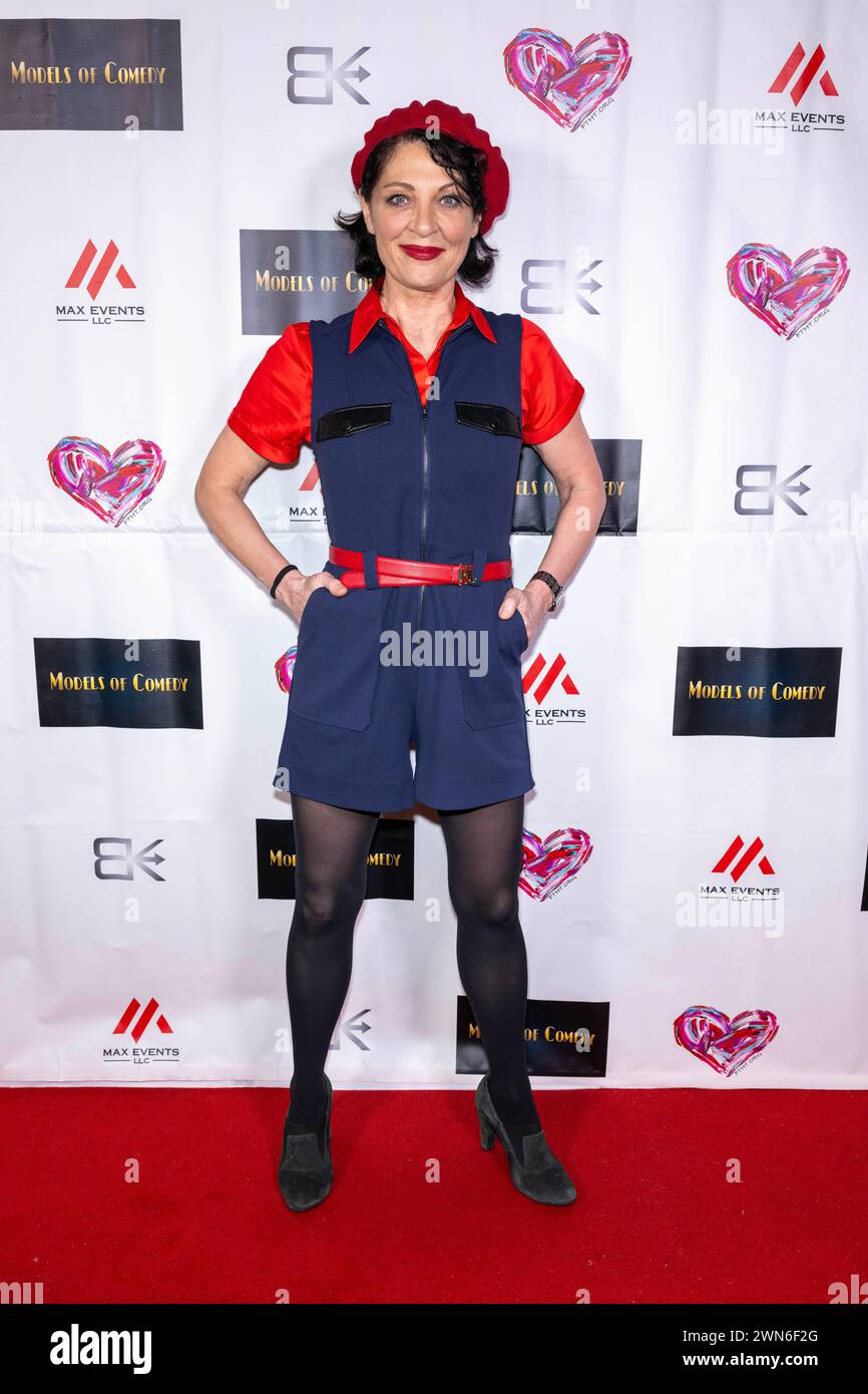 Beverly Hills, USA. 28th Feb, 2024. Comedian Christine Peake attends