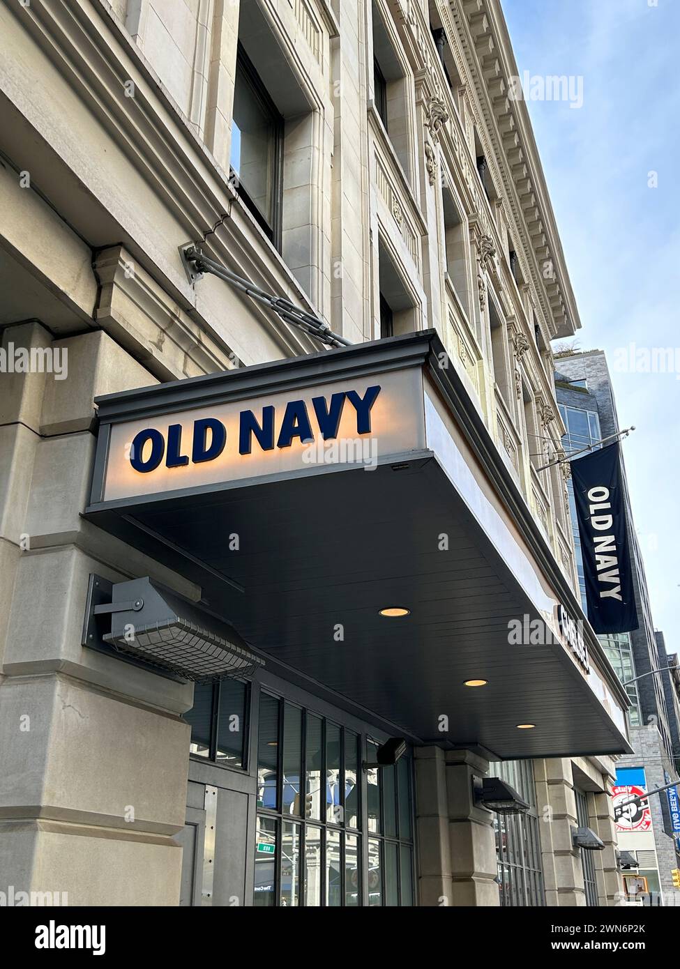 Old Navy clothes store, New York City, New York, USA Stock Photo