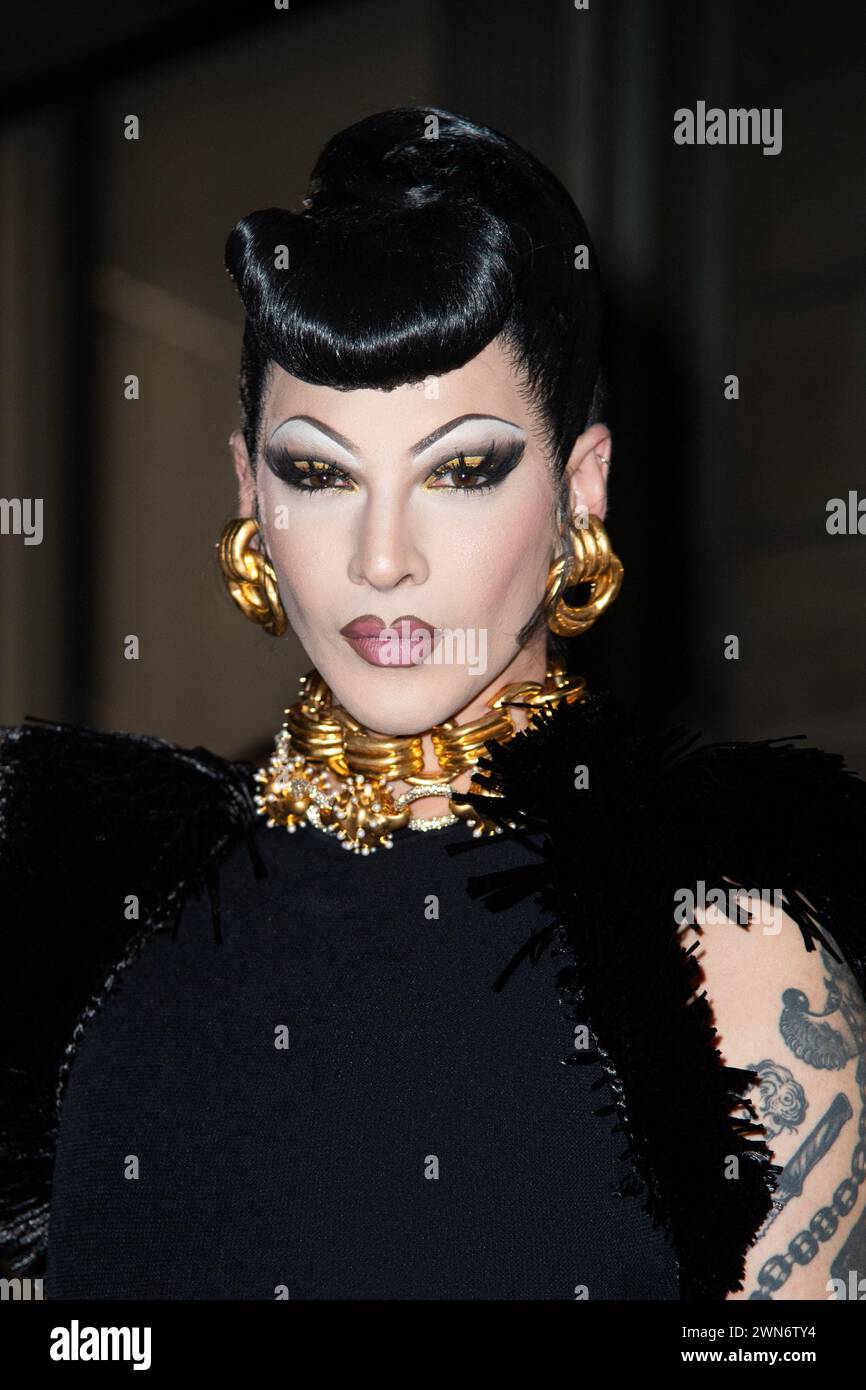 Paris, France. 29th Feb, 2024. Violet Chachki attending the