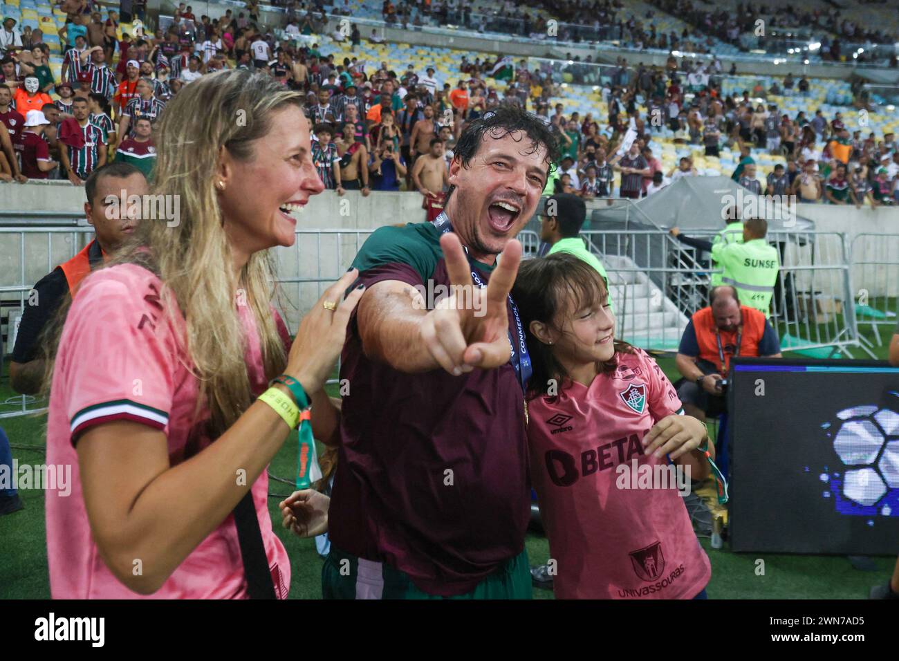 Rio de Janeiro, Brazil. 29th Feb, 2024. Fluminense manager Fernando