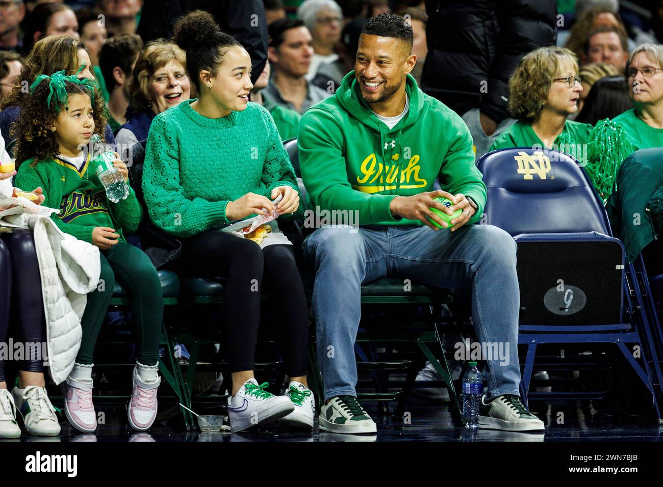 South Bend, Indiana, USA. 29th Feb, 2024. Notre Dame football head(06)