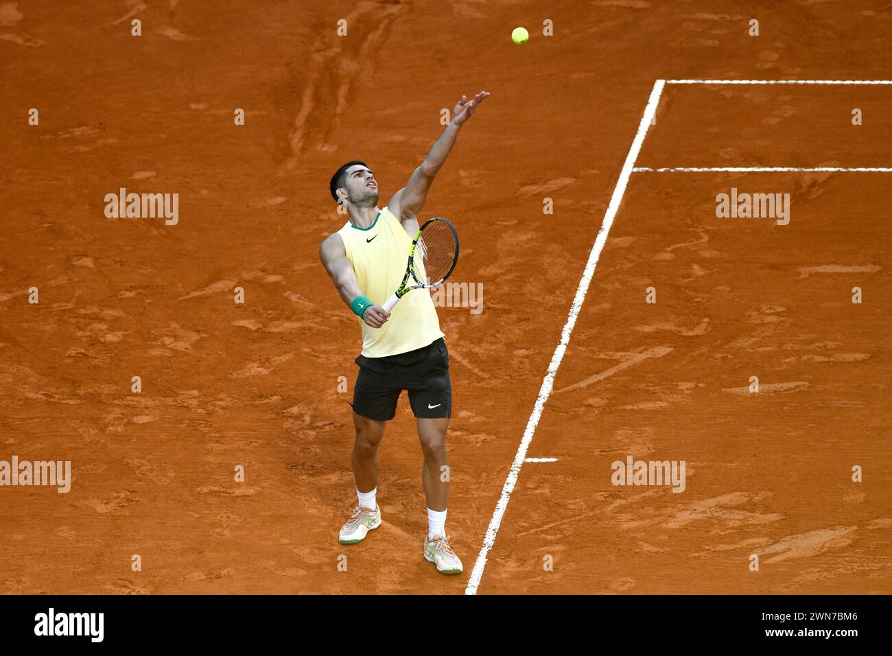 Carlos Alcaraz (Spain). Argentina Open 2024 Stock Photo