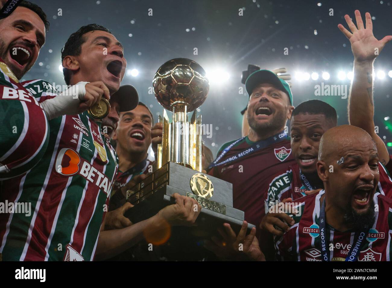 Maracana Paulo Henrique Ganso and the Fluminense players, celebrate the