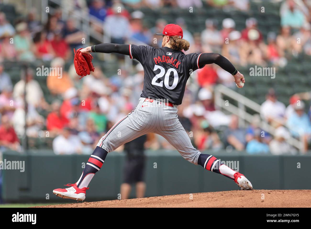 North Port FL USA; Minnesota Twins starting pitcher Chris Paddack (20 ...