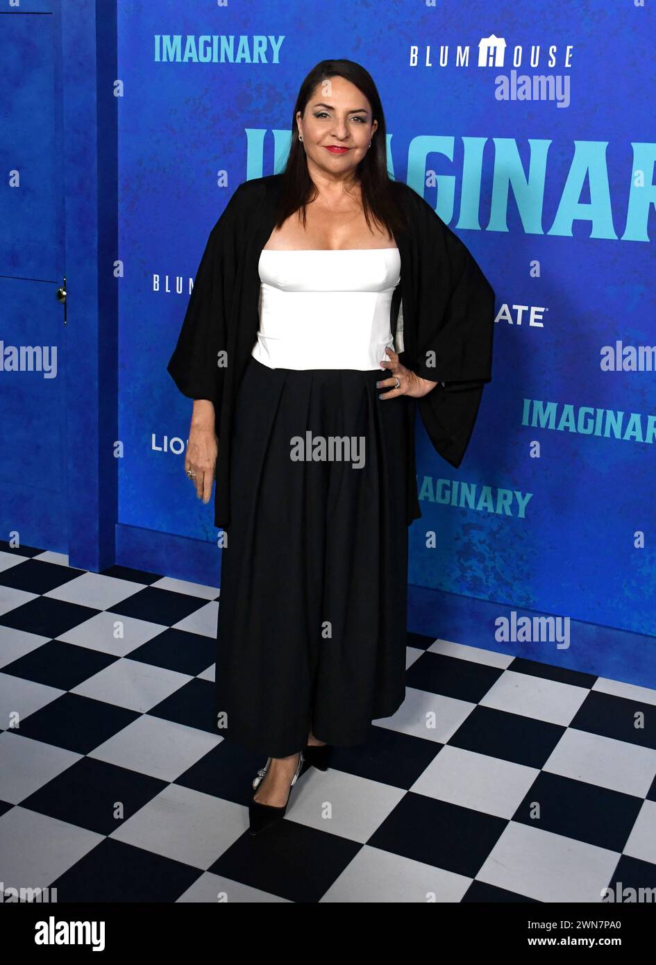 Los Angeles, California, USA 29th February 2024 Actress Veronica Falcon attends Lionsgate Blumhouse Imaginary Premiere Event at The Grove on February 29, 2024 in Los Angeles, California, USA. Photo by Barry King/Alamy Live News Stock Photo