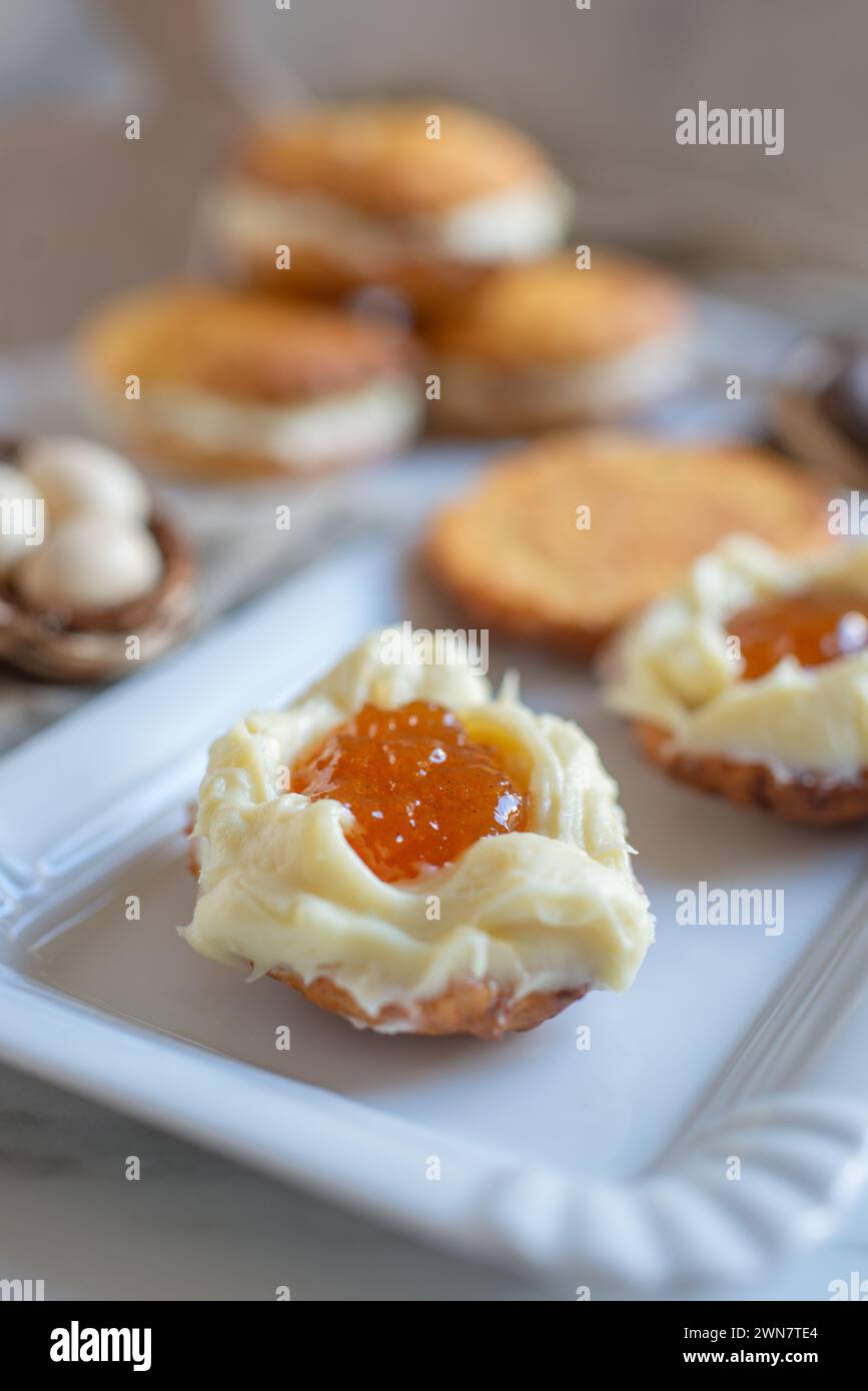 sweet home made Easter cookies Stock Photo
