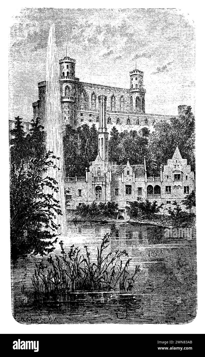 Kamenz Castle, , (encyclopedia, 1893), Schloss Kamenz, Château de