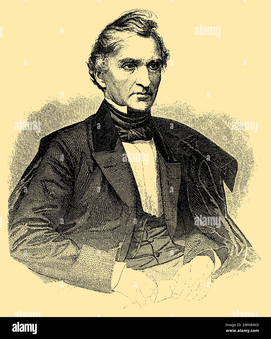 Justus von Liebig (1803-1873), German chemist, ,  (, ), Justus von Liebig (1803-1873), deutscher Chemiker, Justus von Liebig (1803-1873), chimiste allemand Stock Photo