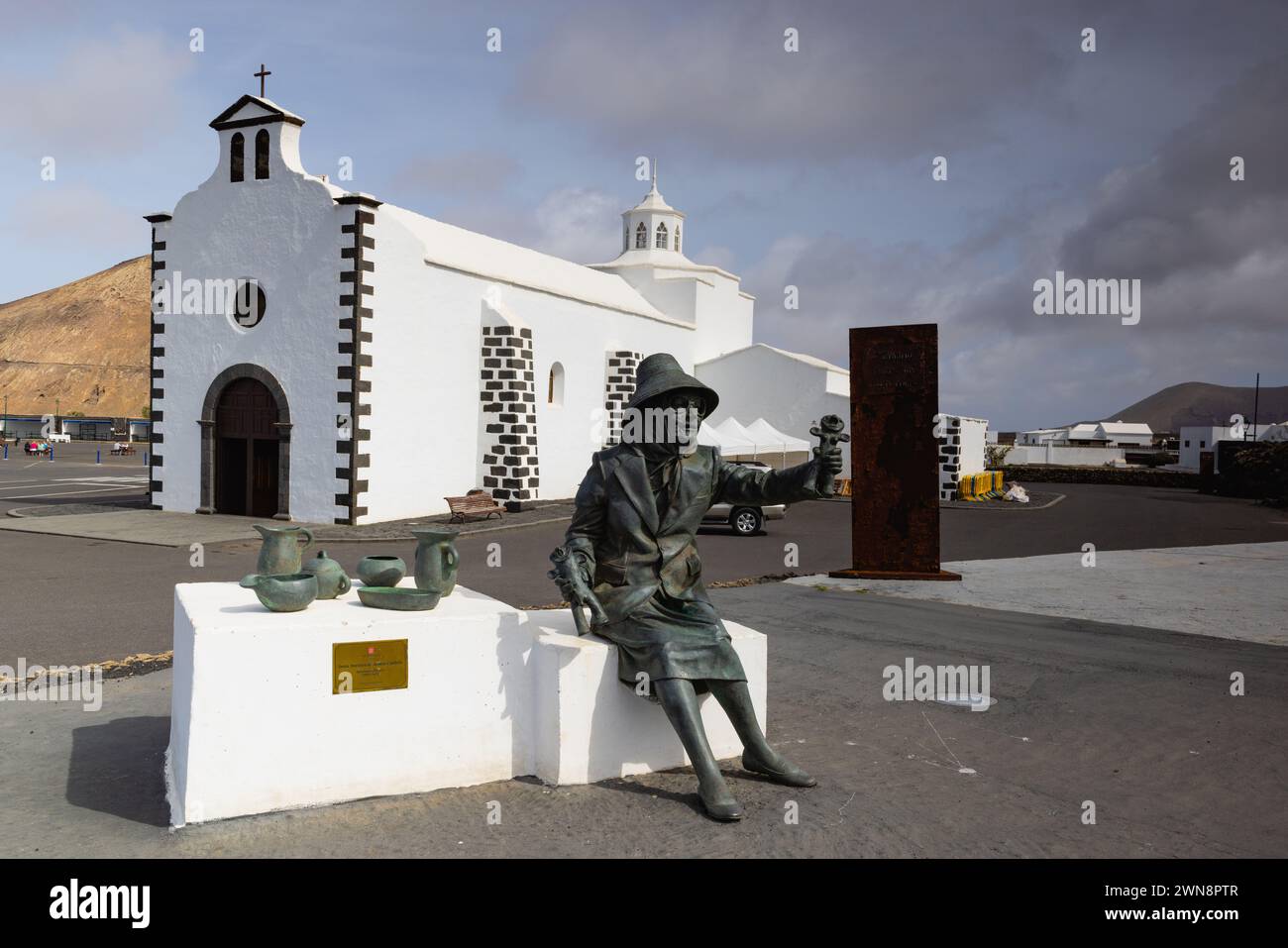 The chapel of La Ermita de Los Dolores located in the municipali Stock ...