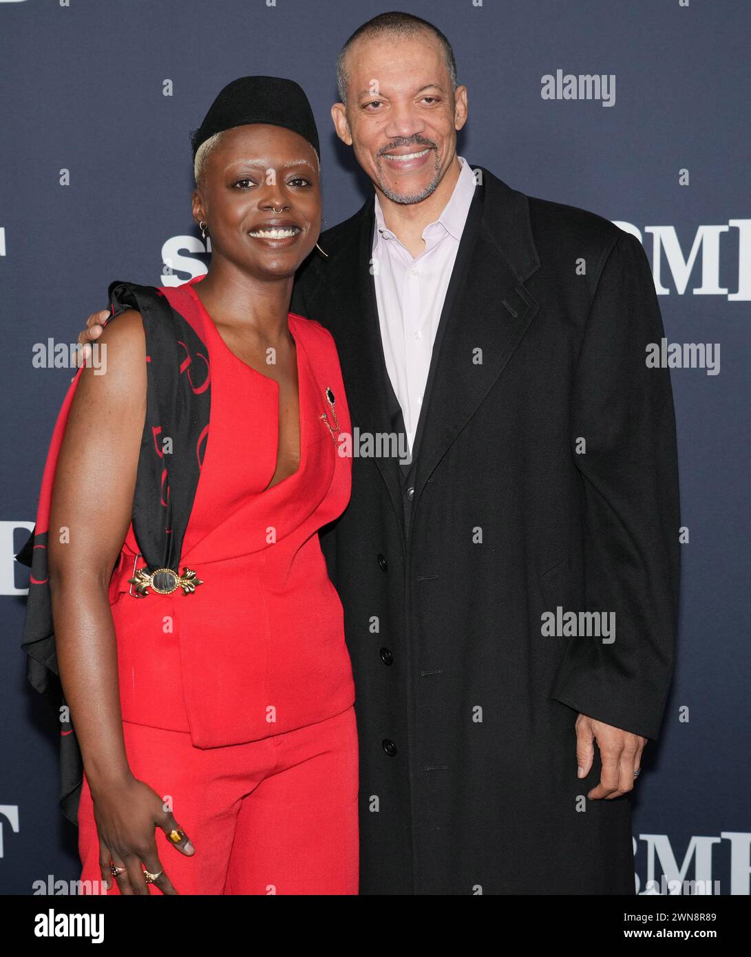 Los Angeles, USA. 29th Feb, 2024. (L-R) Ren King and Christopher B ...