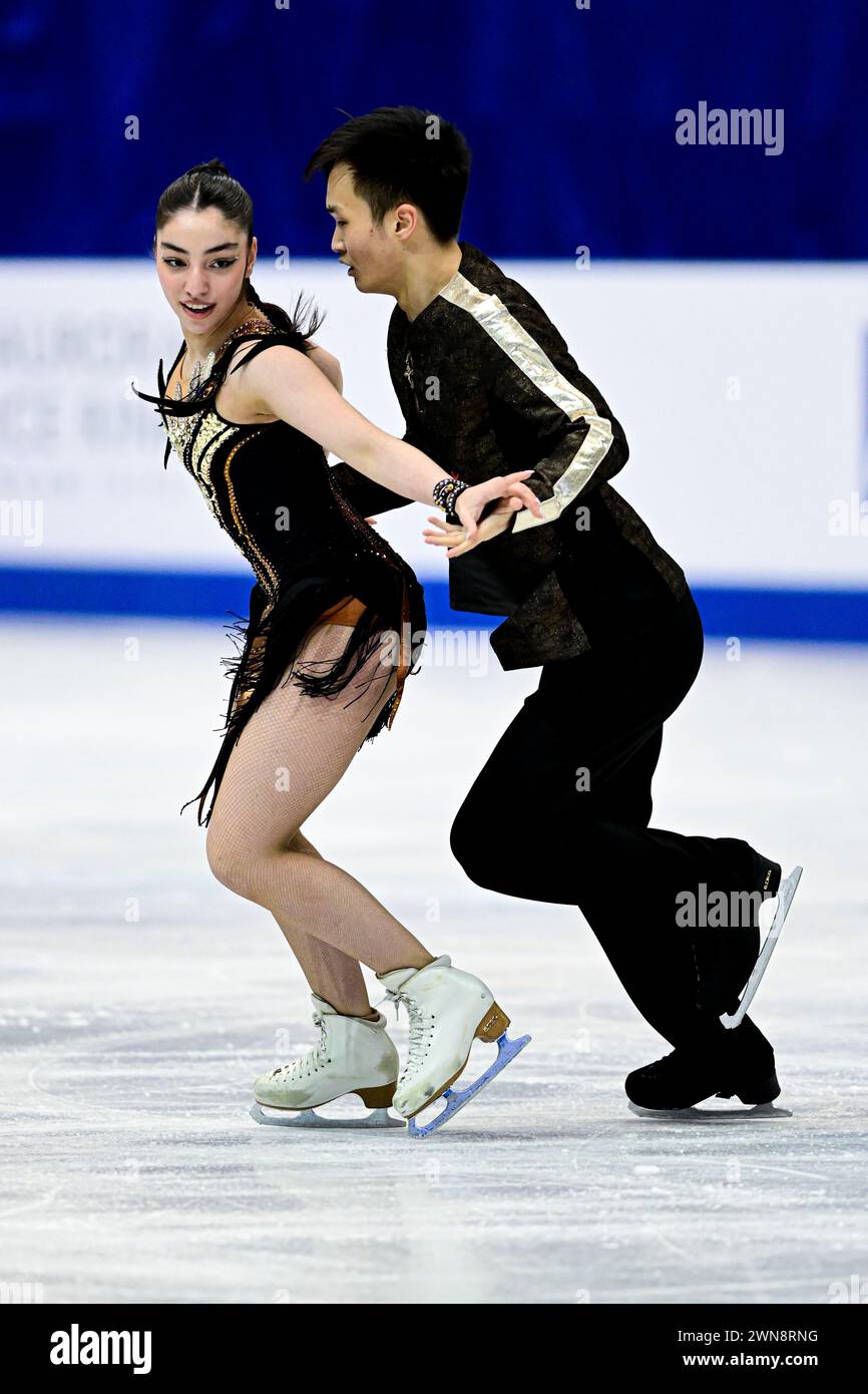 Irmak YUCEL & Danil PAK (TUR), during Junior Ice Dance Rhythm Dance, at