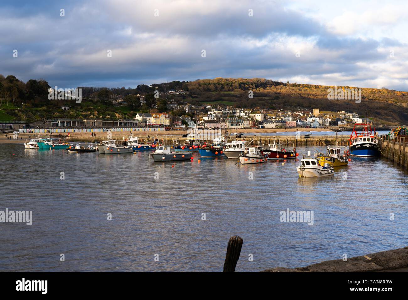 Lyme regis beach winter hi-res stock photography and images - Alamy