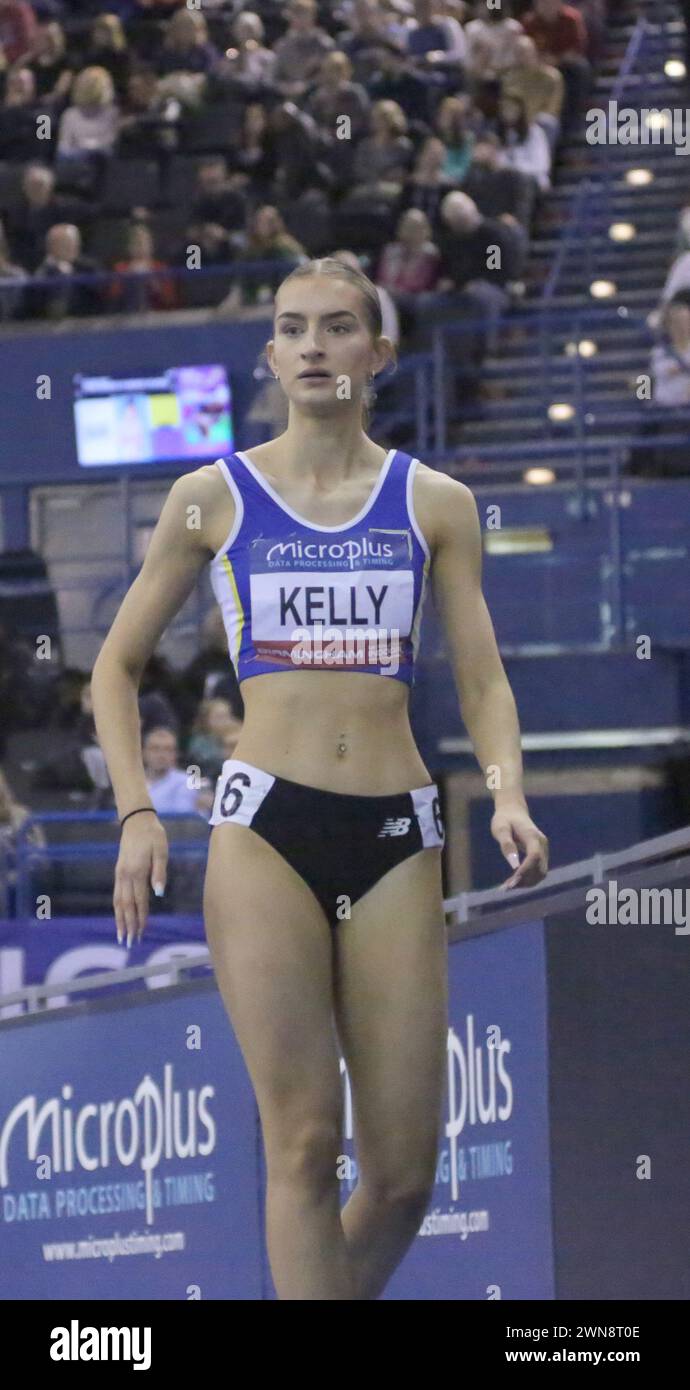 Kaliese SPENCER, women's 400m Hurdles, Diamond League 2014 Sainsbury's  Birmingham Grand Prix, Alexander Stadium, UK Stock Photo - Alamy