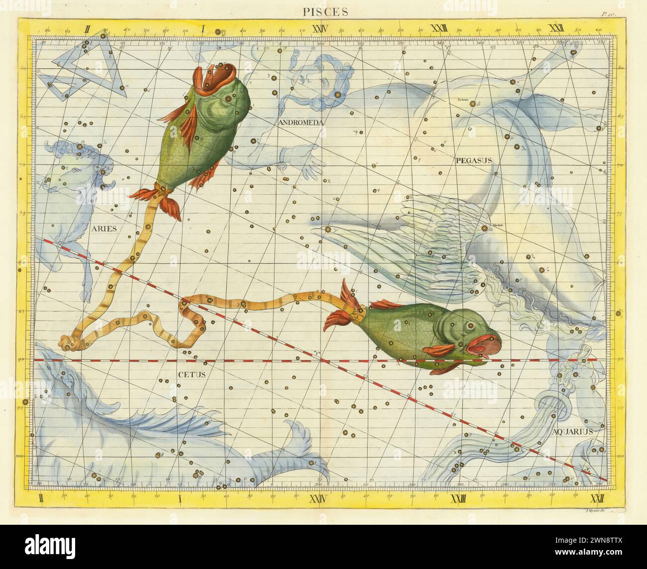 Old star chart hi-res stock photography and images - Alamy