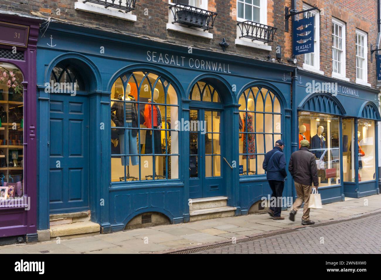 The premises of the clothing shop Seasalt Cornwall in Trinity Street, Cambridge. Stock Photo