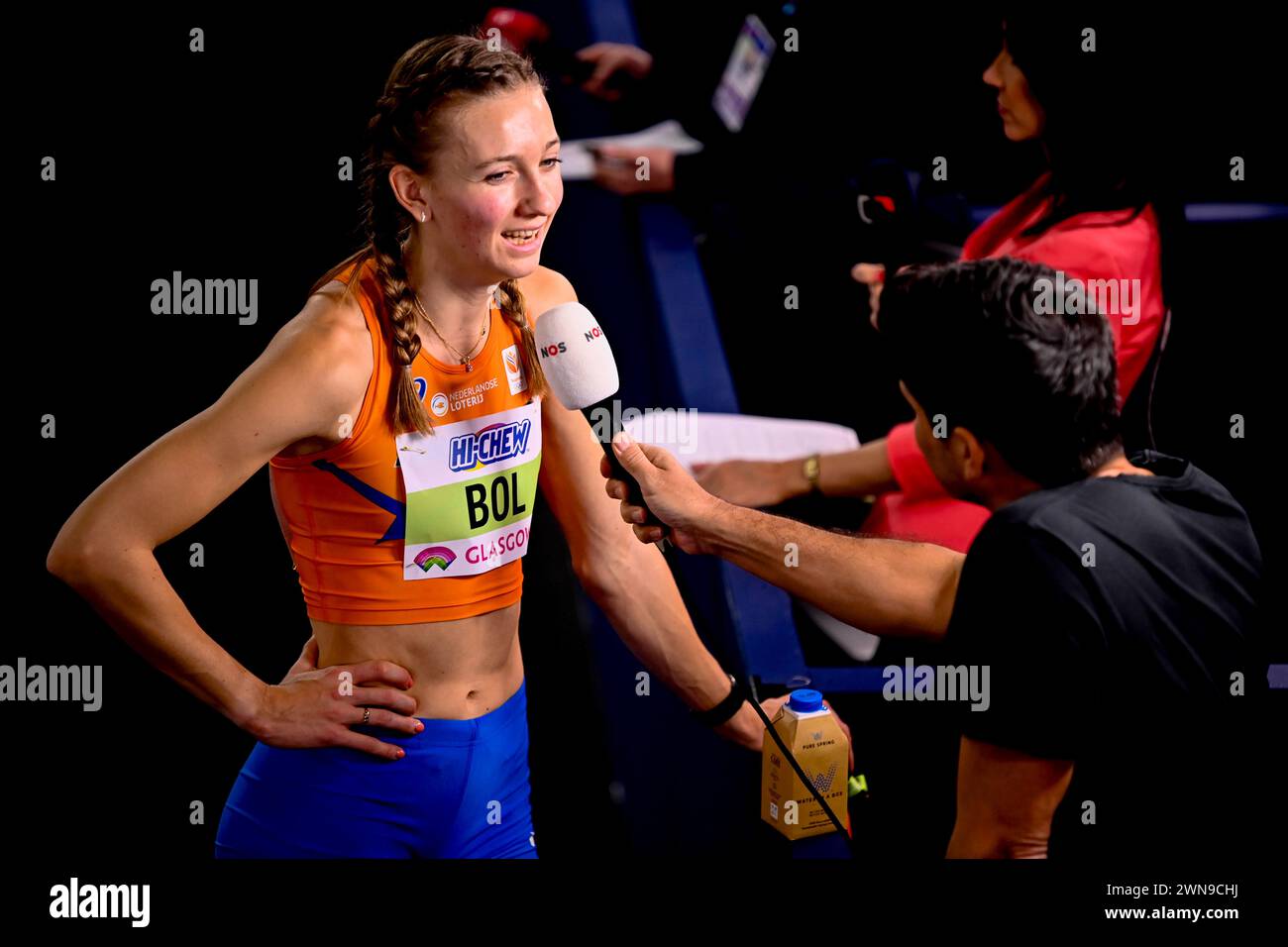 Glasgow Scotland 132024Femke BOL of NED following the 400M Heat 4