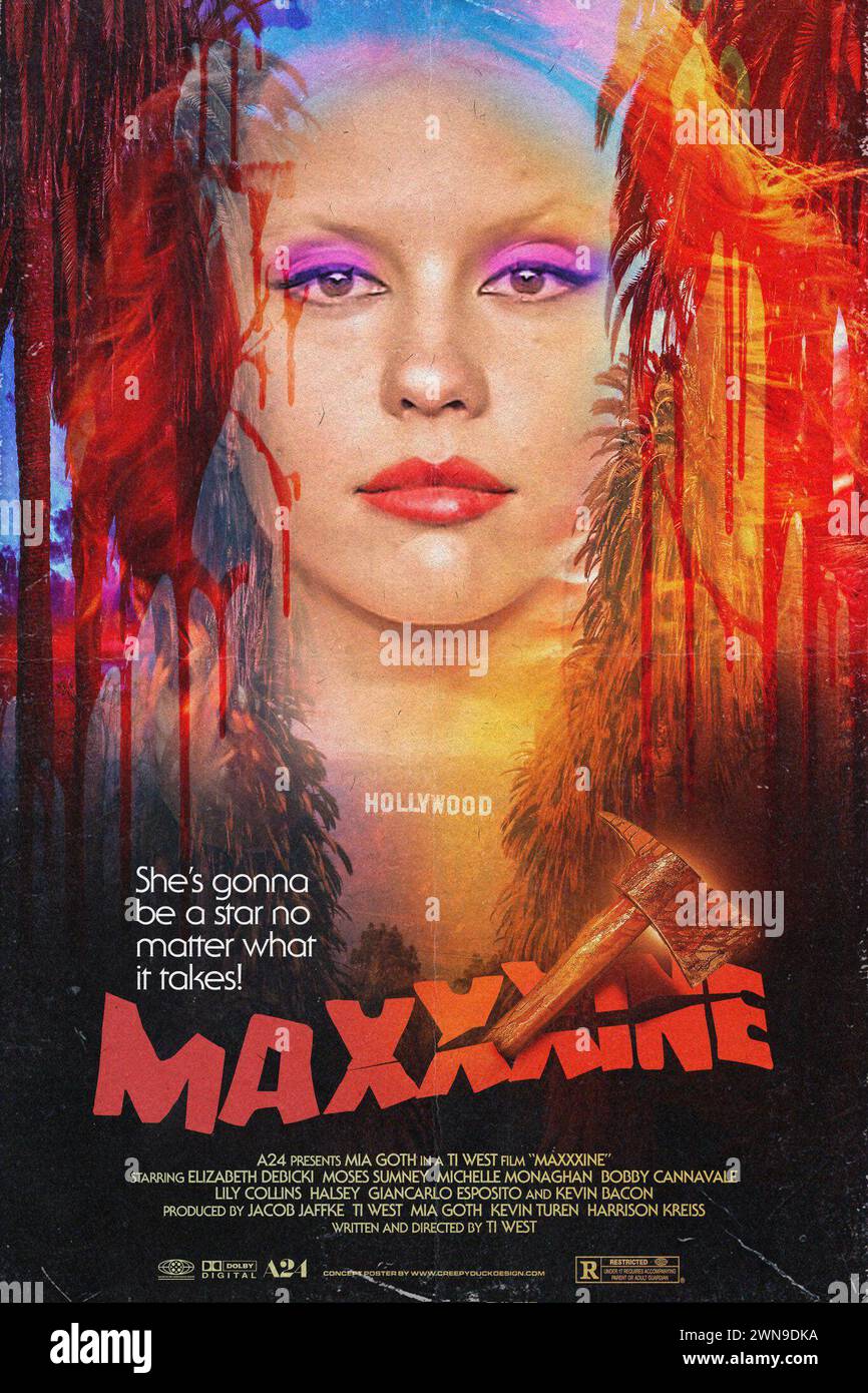 Maxxxine film poster hi-res stock photography and images - Alamy