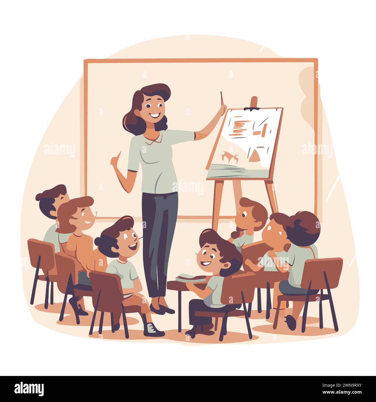 Classmate vector vectors Cut Out Stock Images & Pictures - Alamy