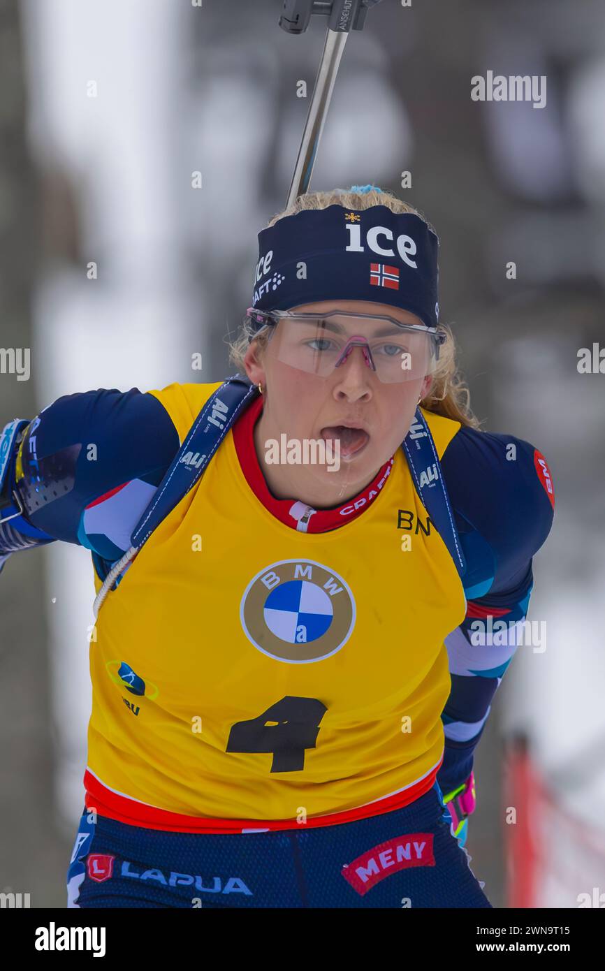 Oslo, Norway 01 March 2024, Ingrid Landmark Tandrevold of Norway