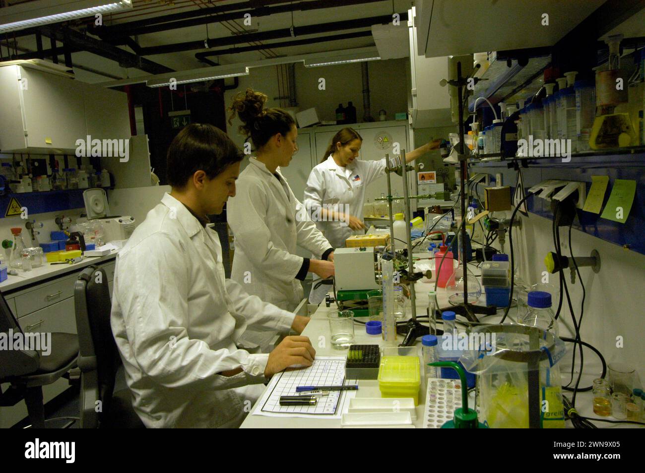in a biological pharmaceutical laboratory in a research institution or university in a biological pharmaceutical laboratory Stock Photo