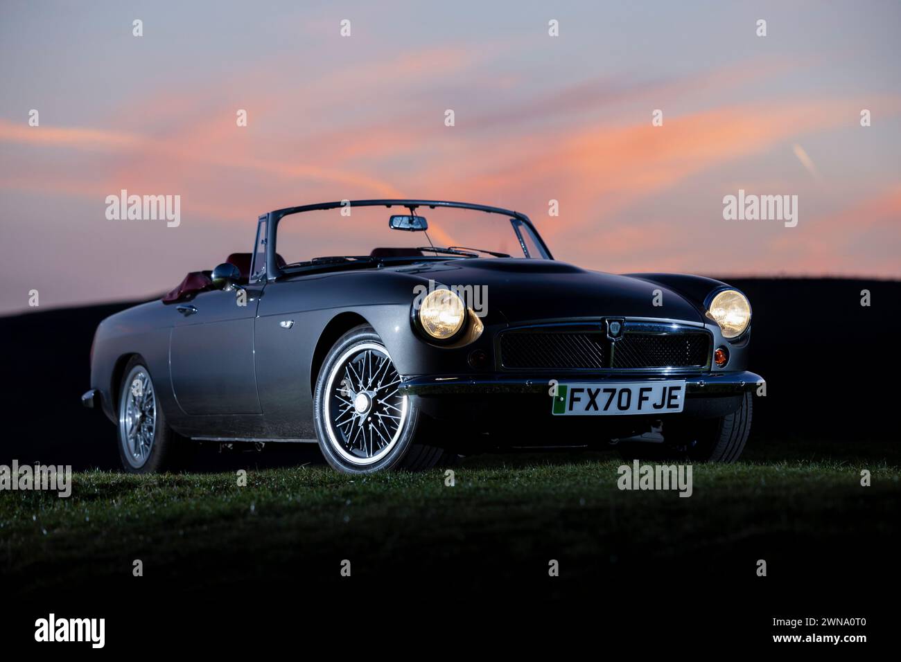 File Photo Electric RBW Roadster. The battery powered classic car is