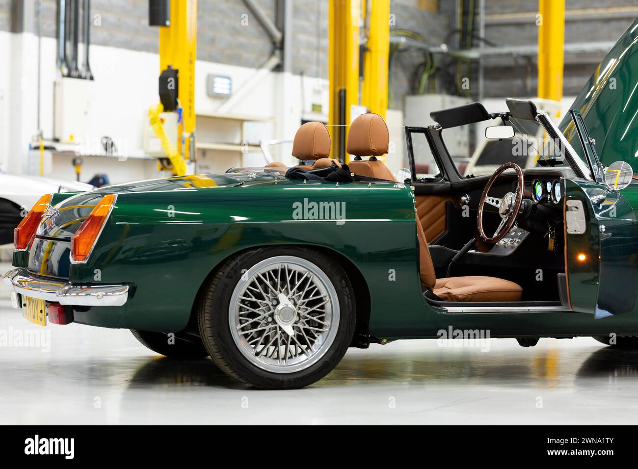 File Photo Electric RBW Roadster. The battery powered classic car is