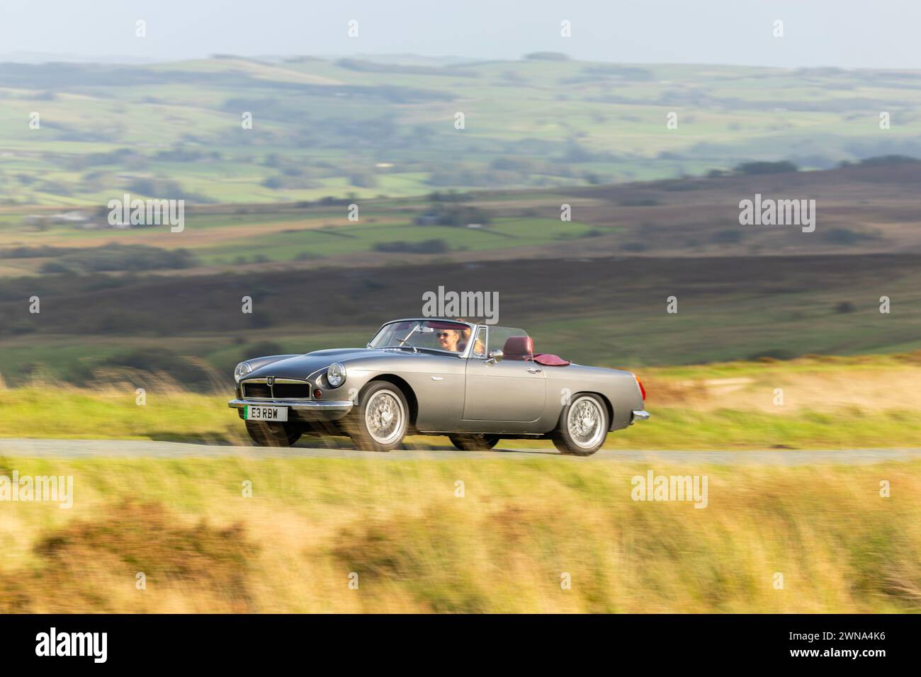 File Photo  Electric RBW Roadster. The battery powered classic car is built at the company’s HQ in Lichfield, Staffordshire, UK. It is a ground up new Stock Photo